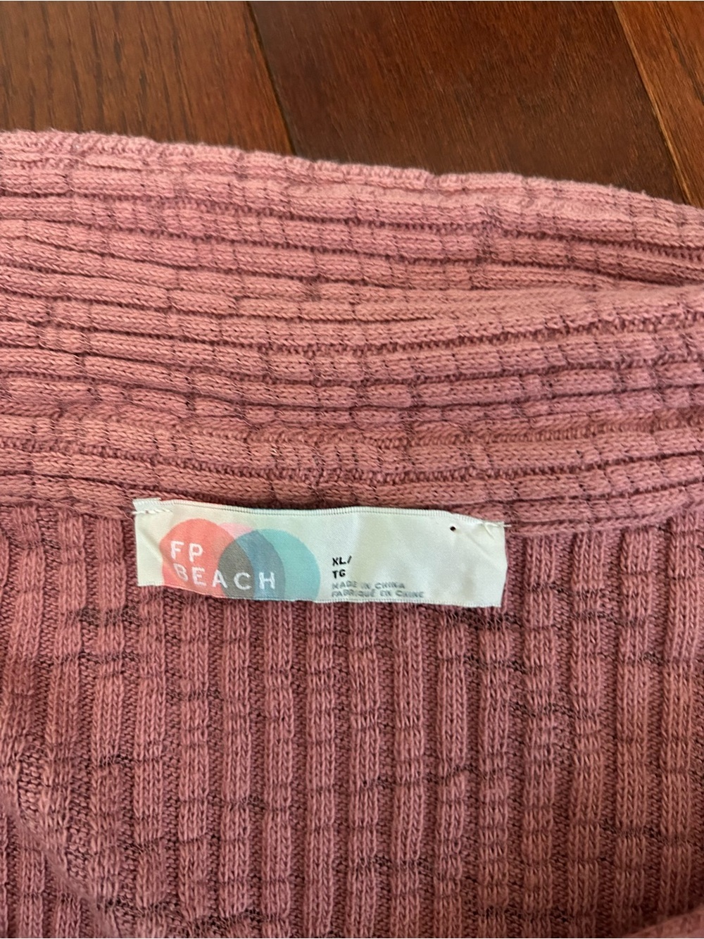 Free People Beach free-est Pacific Maxi Dress Smoked Roses / Mauve Pink color XL - Picture 9 of 14